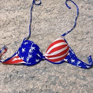 American flag swim top